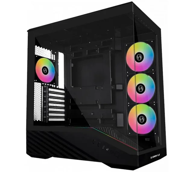 Gabinete Lian Li Vector V100X Black 4x120mm ARGB Fans USB-C