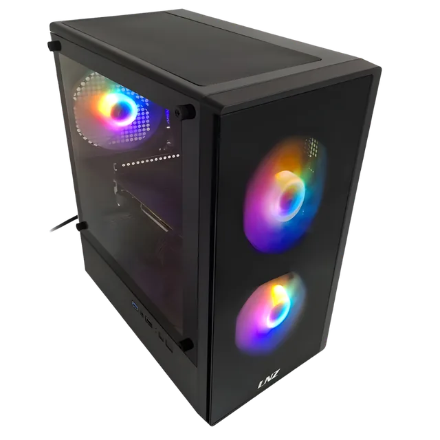 Gabinete LNZ M10 3 Fan FRGB