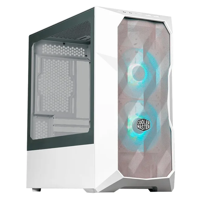 Gabinete Masterbox Td300 Mesh Tg Argb White Cooler Master