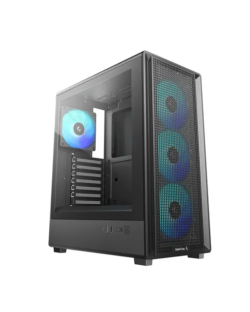 Gabinete Pc Gamer Deepcool Cc550 4cooler 120mmargb Usbtipoc Negro