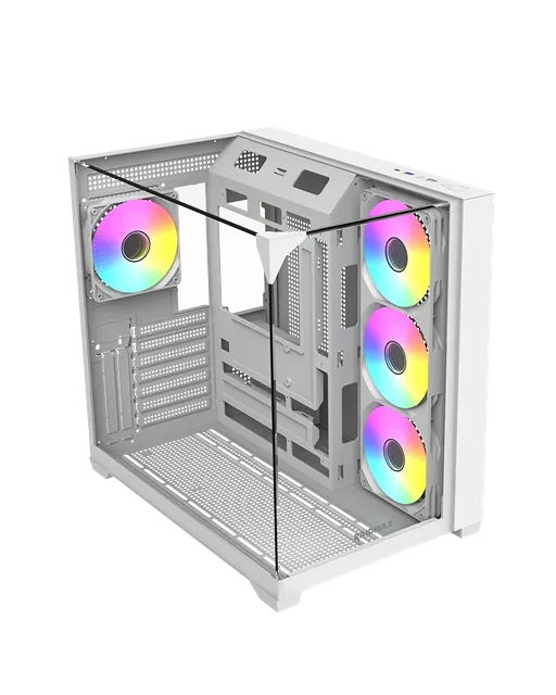Gabinete Raidmax Infinita i620 Fishtank White ARGB