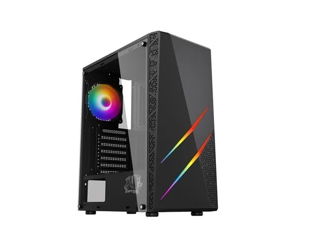 Gabinete Raptor Blaze Force 1 Fan Fixed RGB (Rainbow)