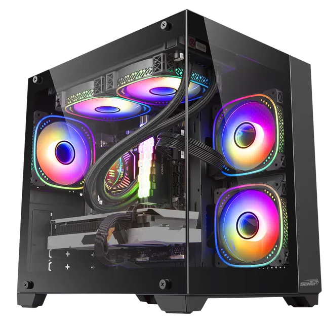 Gabinete Sentey A40 GS-8200 7 Fan ARGB Black