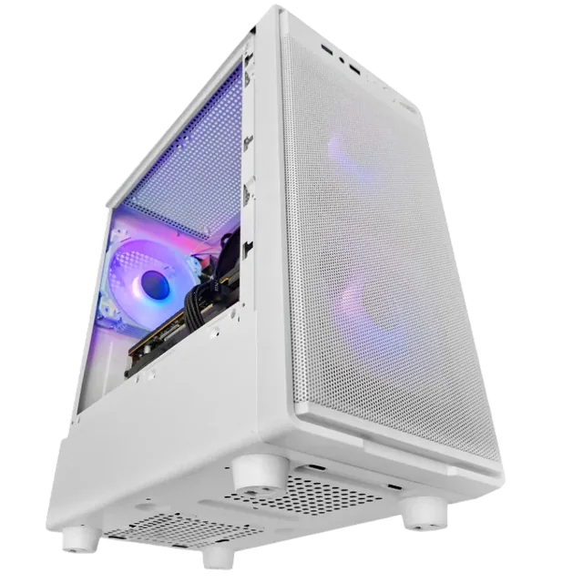 Gabinete Sentey Coyote M12 Mesh White 3 Fan ARGB
