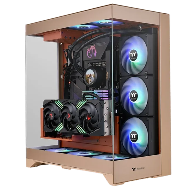 Gabinete Thermaltake Cte E550 TG Vidrio Templado Gravel Sand