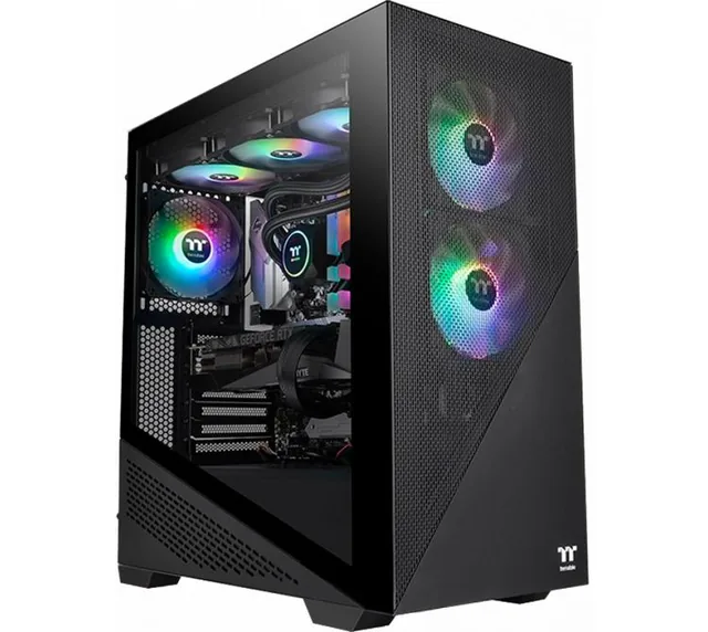 Gabinete Thermaltake Divider 370 Black 3 Fan ARGB