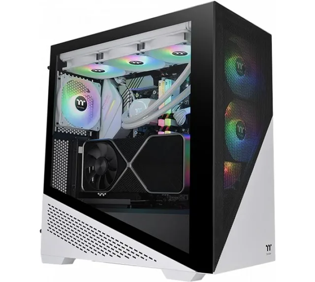 Gabinete Thermaltake Divider 370 Snow White 3 Fan ARGB