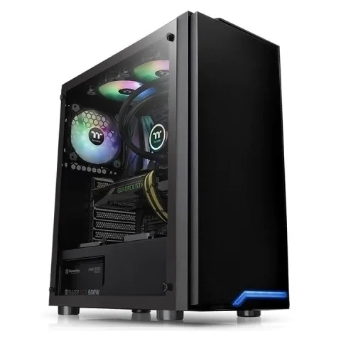 Gabinete Thermaltake H100 BLACK TG LED