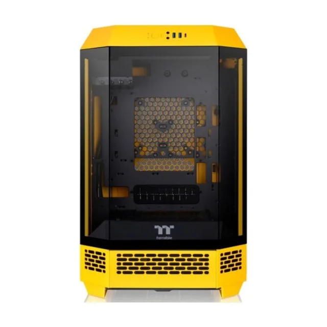 GABINETE THERMALTAKE THE TOWER 300 MID-TOWER TG X3 FAN X2 BUMBLEBEE
