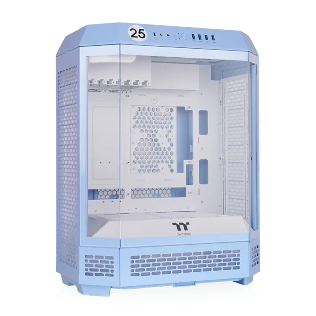 Gabinete Thermaltake The Tower 600 Hydrangea Blue 2 Fan