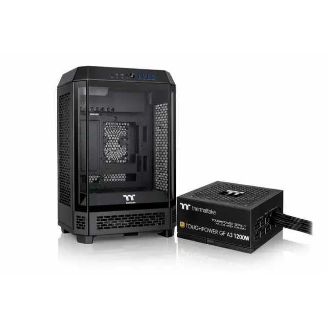 GABINETE THERMALTAKE TOWER 600 CON FUENTE 1200W 80 PLUS