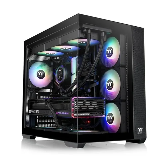 Gabinete Thermaltake View 380 Black 4 Fan ARGB