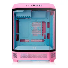 Gabinete Tt The Tower 600 Mid-tower Tg Fan X2 Bubble Pink Rosa