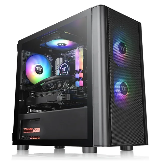 Gabinete V150 Tg Argb Breeze Edition Mesh Thermaltake