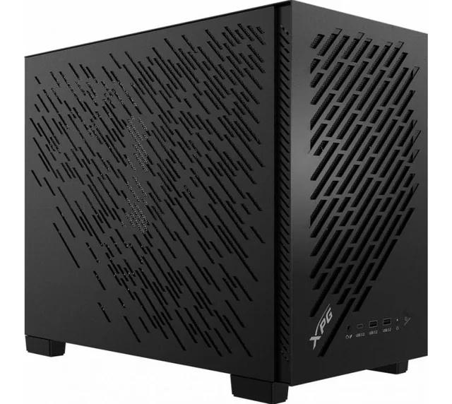 Gabinete XPG Valor Air Nano Black 1x120mm ARGB Fan USB-C M-ATX