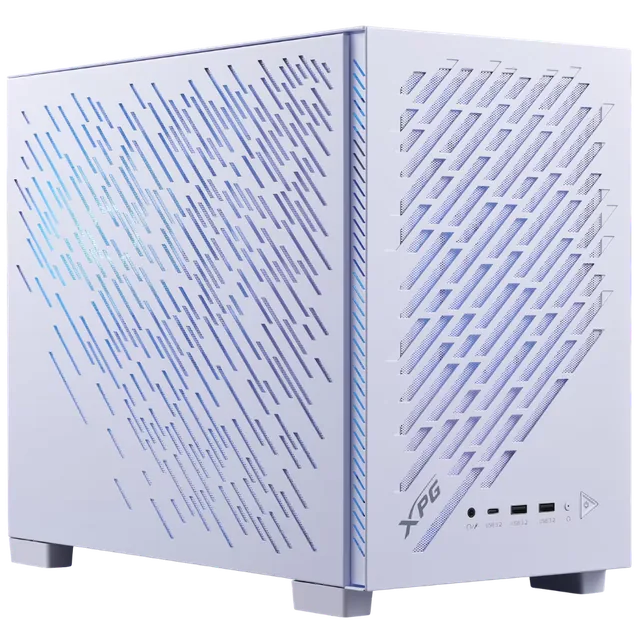 Gabinete XPG Valor Air Nano White 1x120mm ARGB Fan USB-C M-ATX