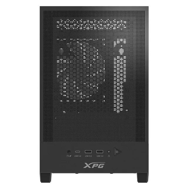 Gabinete XPG Valor Mesh Nano Black 1x120mm ARGB Fan USB-C M-ATX