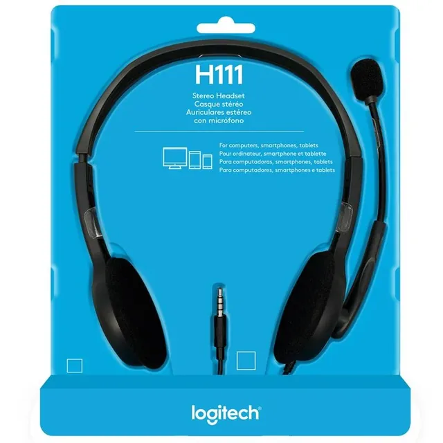 LOGITECH H111 AURICULARES NEGRO