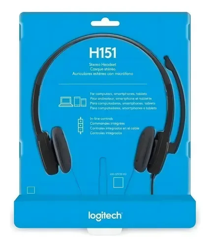 LOGITECH H151 AURICULARES USB NEGRO