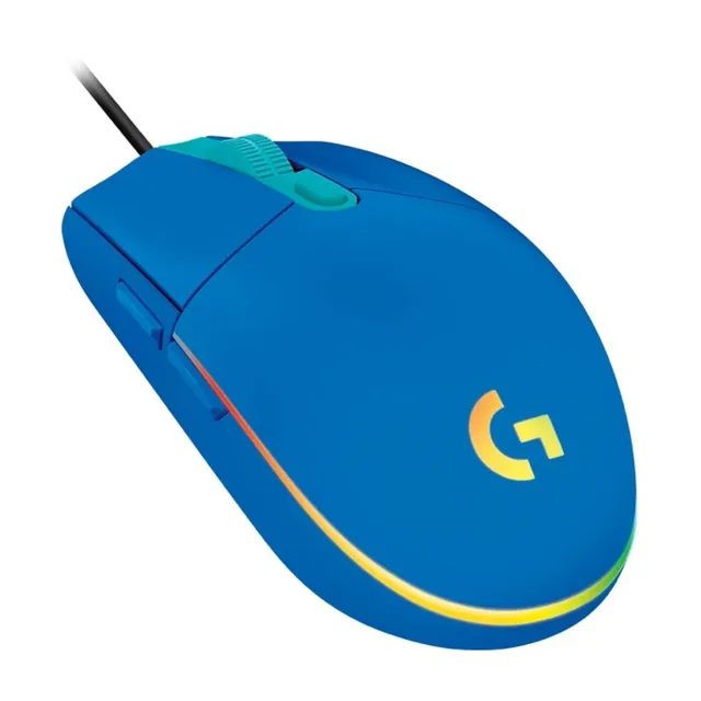 LOGITECH MOUSE G203 AZUL