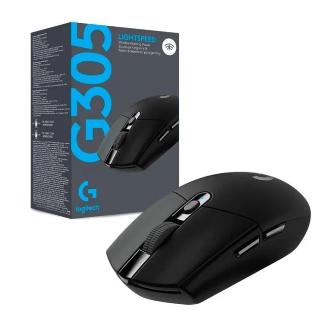 LOGITECH MOUSE G305 INALAMBRICO NEGRO