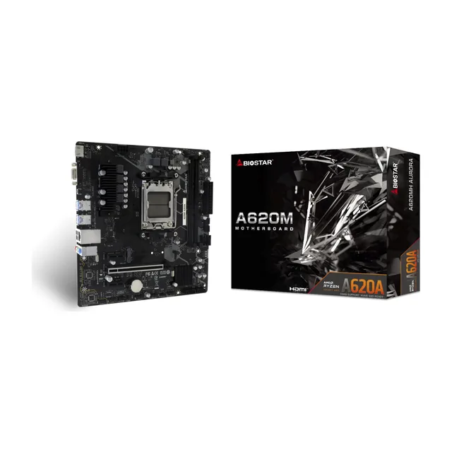 MB BIOSTAR AM5 A620MH AURORA DDR5 BOX M-ATX