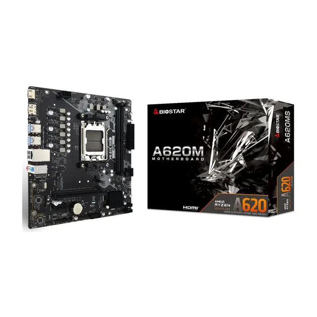 MB BIOSTAR AM5 A620MS DDR5 BOX M-ATX