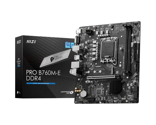Mb Msi S1700 Pro B760m-e Ddr4 Box M-atx