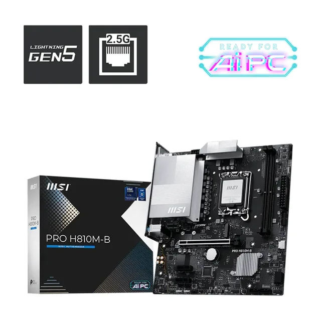 MB MSI S1851 PRO H810M-B DDR5 BOX M-ATX