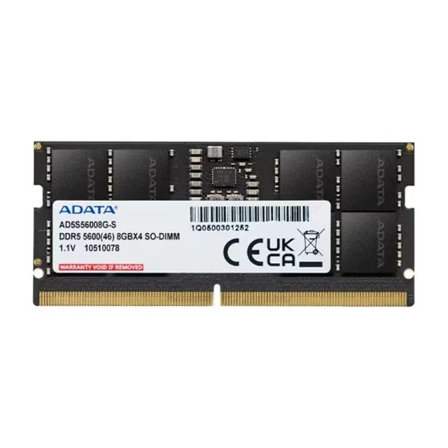 Memoria Adata 8GB DDR5 5600MHz SODIMM