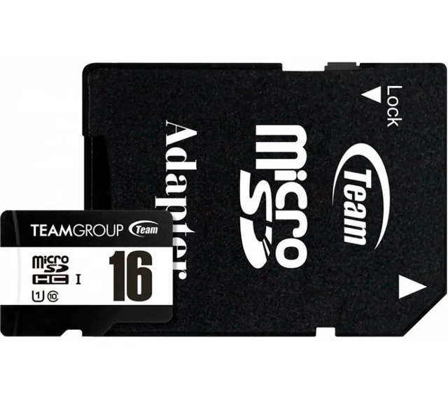 Memoria Micro SDHC Team UHS-1 16Gb Clase 10 con Adaptador