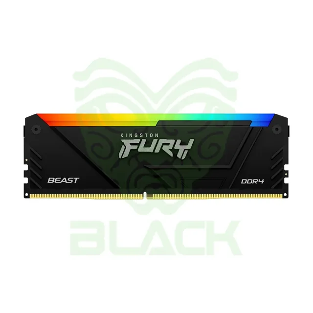 Memoria Pc Fury Ddr4 32gb 3200mhz Beast Rgb Negra