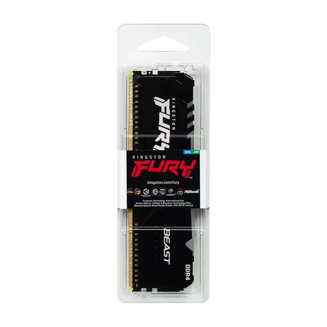 Memoria Kingston Fury Beast 8GB DDR4 3600MHz DIMM RGB