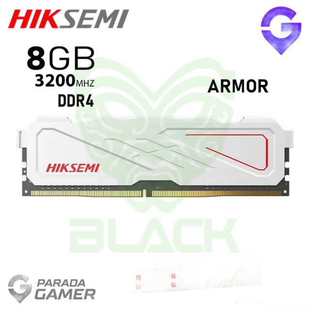 Memoria Hiksemi Armor 8GB DDR4 3200MHz DIMM White