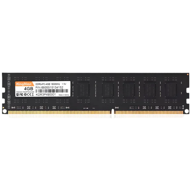 Memoria KingDian 4GB DDR3 1600MHz DIMM