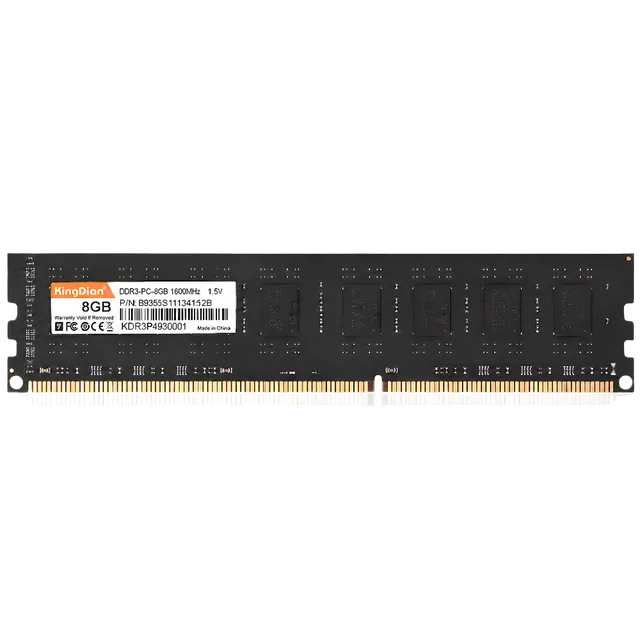 Memoria KingDian 8GB DDR3 1600MHz DIMM
