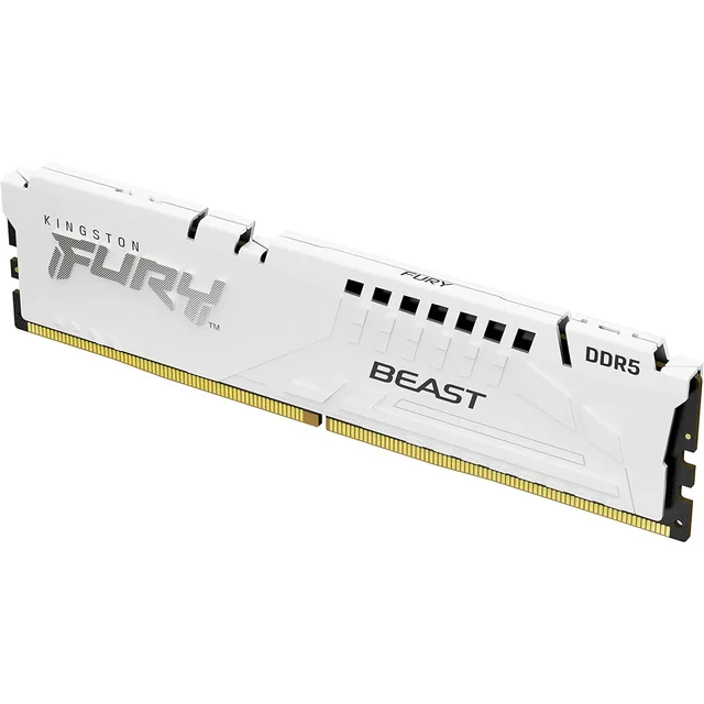 Memoria Kingston Fury Beast 16GB DDR5 6400MHz DIMM EXPO White