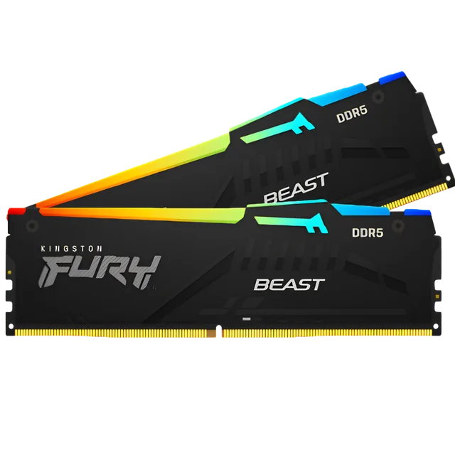 Memoria Kingston Fury Beast 32GB DDR5 5600MHz DIMM RGB