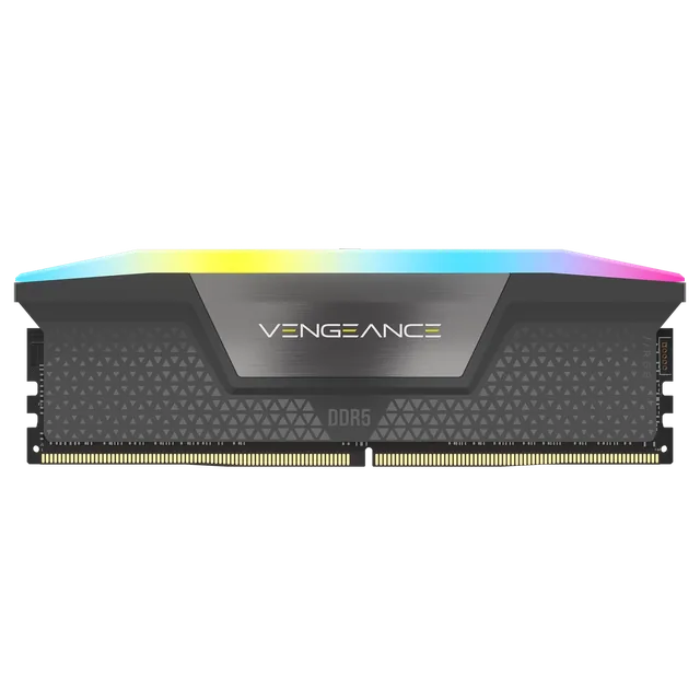 Memoria Corsair Vengeance 16GB DDR5 6000MHz DIMM KIT RGB Black