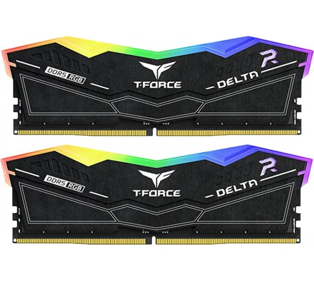 Memoria TeamGroup T-Force 32GB DDR5 6400MHz DIMM RGB Black