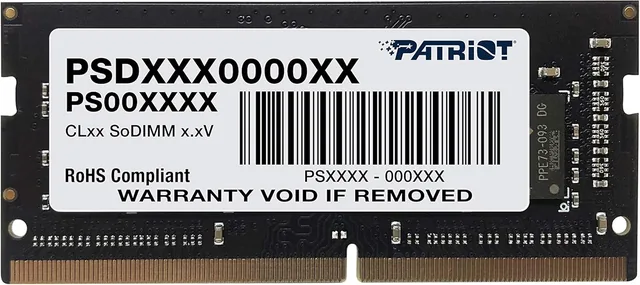 Memoria Patriot 8GB DDR4 2133MHz SODIMM