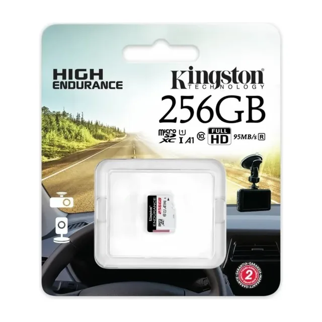 MICRO SD 256G KINGSTON ENDURANCE P/VIDEOVIGILANCIA