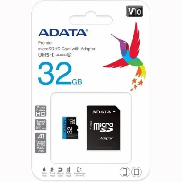 Micro SD Adata 32GB Clase 10 A1 DH