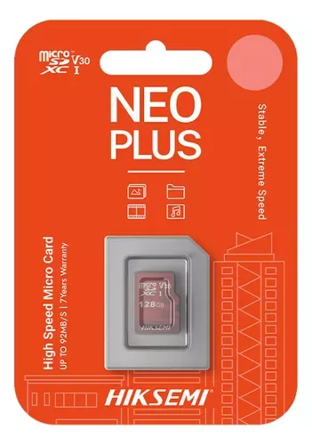 Micro SD Hiksemi 256GB Neo Plus Videovigilancia