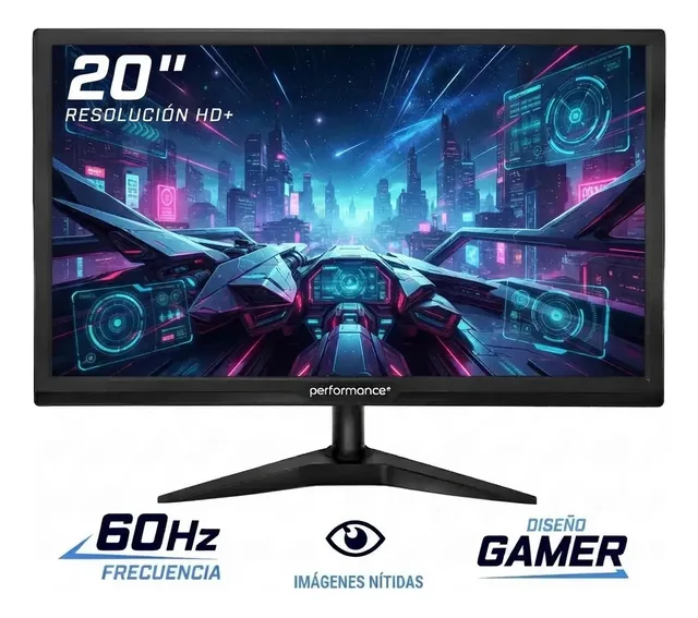 Monitor 20 Performance Pf215 Led Hd+ Vga/hdmi 60hz Negro Negro