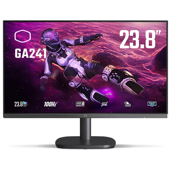 MONITOR 24 COOLER MASTER GAMER GA241 100HZ VA FHD
