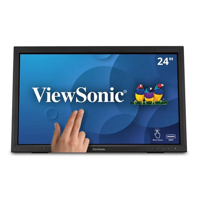Monitor 24" Táctil ViewSonic TD2423D Full HD, HDMI, DP, VGA y USB