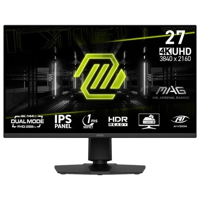 Monitor 27" MSI MAG 275upd Uhd Ips 144hz 1ms Flat 2xhdmi + 1xdp Pivoteable
