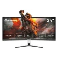 MONITOR 34 ARKHAM GAMER CURVO R1500 200HZ VA UWQHD
