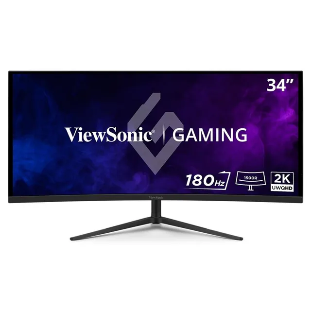 Monitor 34" Gamer Curvo Ergonómico Viewsonic VX3418C-2K